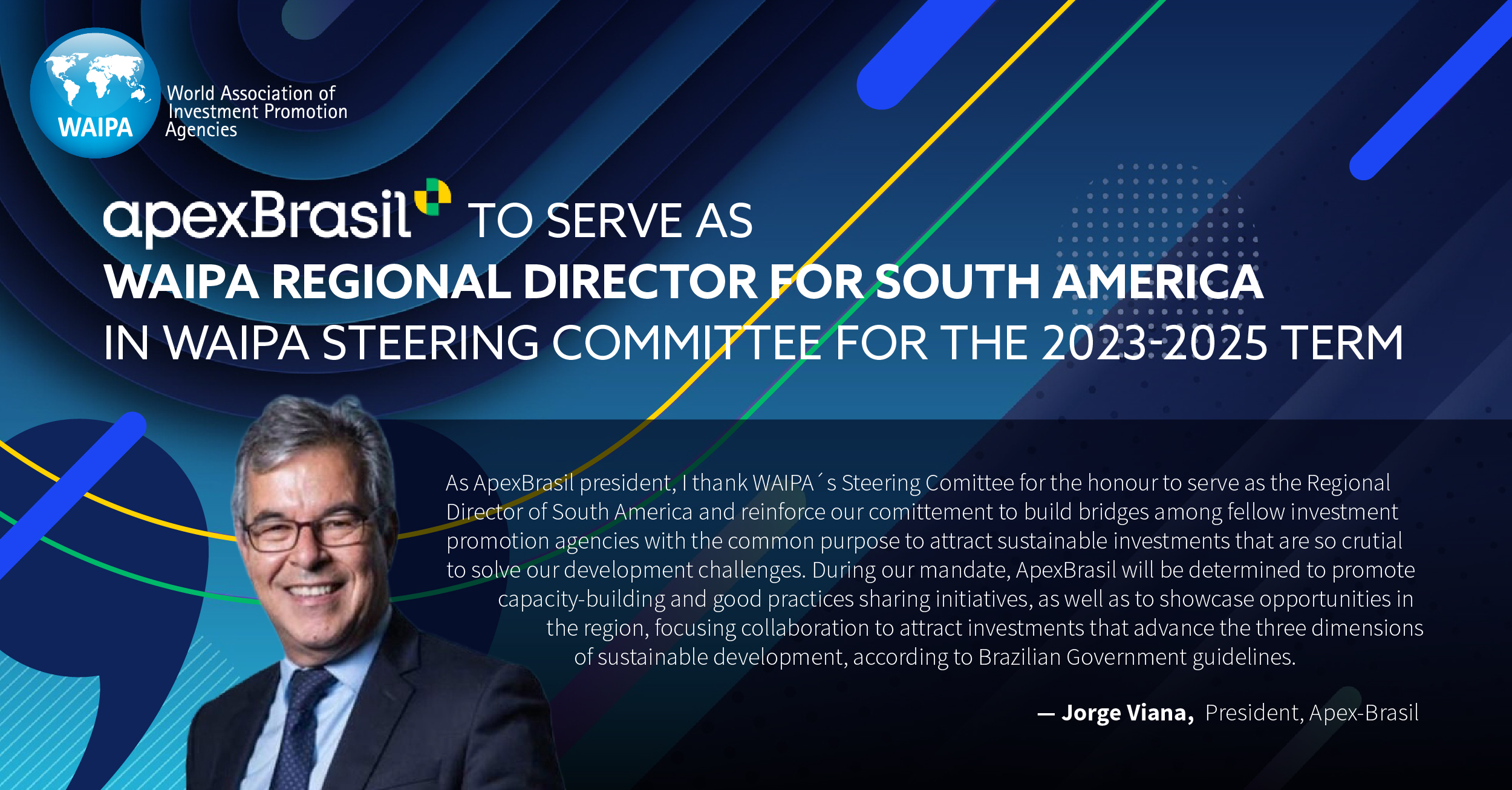 Announcement, Apex Brasil Appointed as WAIPA Regional Director for South  America - WAIPA
